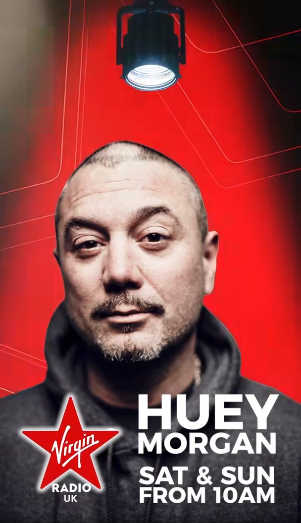 It’s official… Huey Morgan is on Virgin Radio 🙌🔥 Catch him every Saturday & Sunday from 10am on Virgin Radio UK 📻