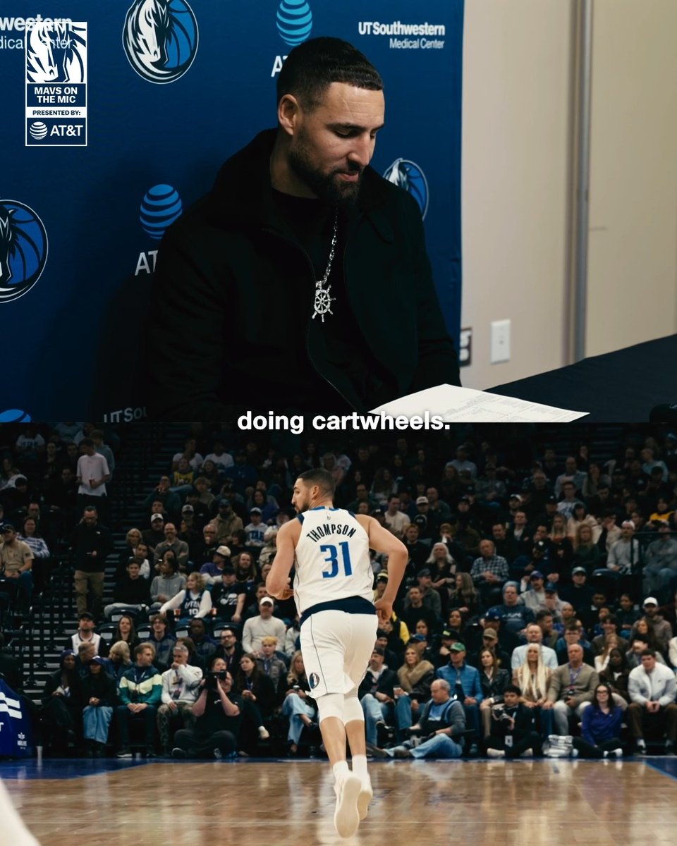 Dream come true for klay thompson. Next up ➡️ 1,000. @att // #MFFL