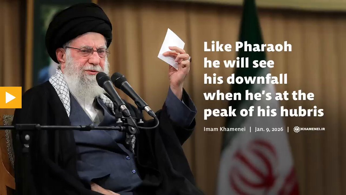 Like Pharaoh he will see his downfall when he’s at the peak of his hubris