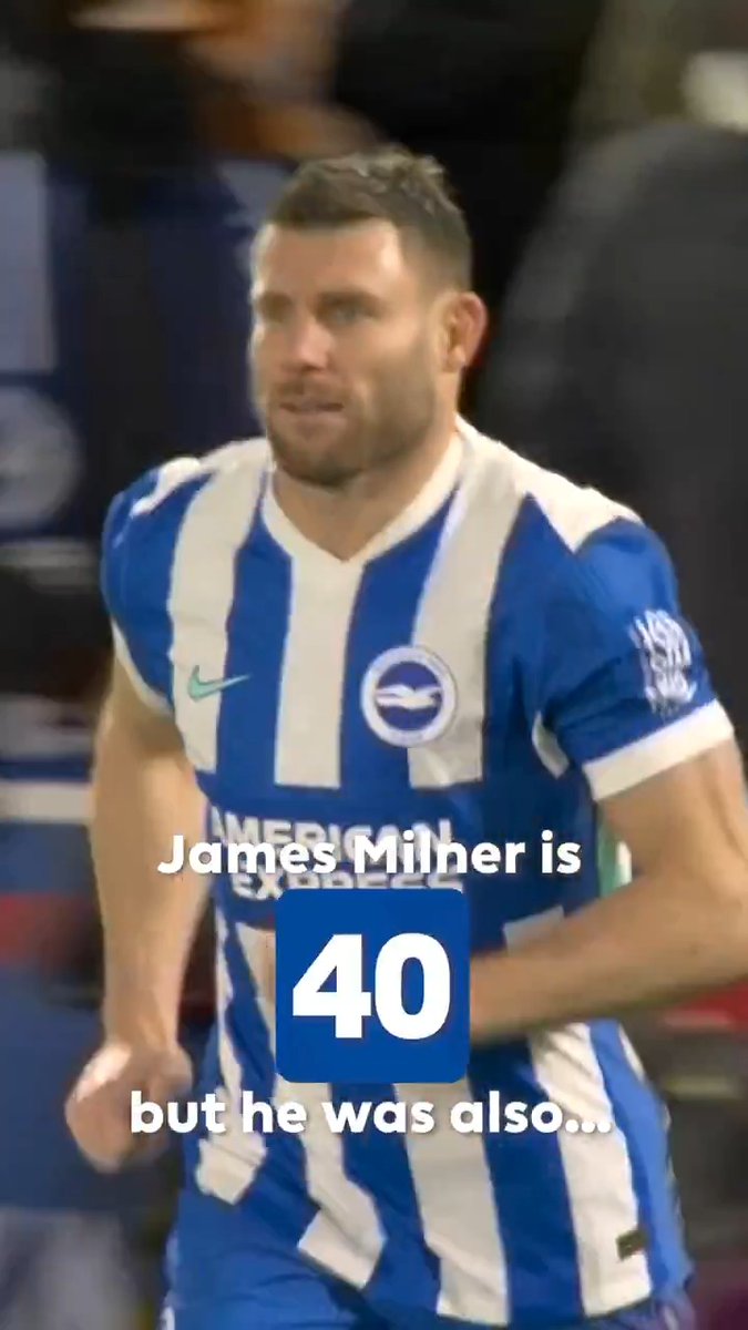 Since making his debut at age 16, James Milner has made 650 Premier League appearances in 25 different calendar years. Now, at the age of 40, he's still going strong. 👏