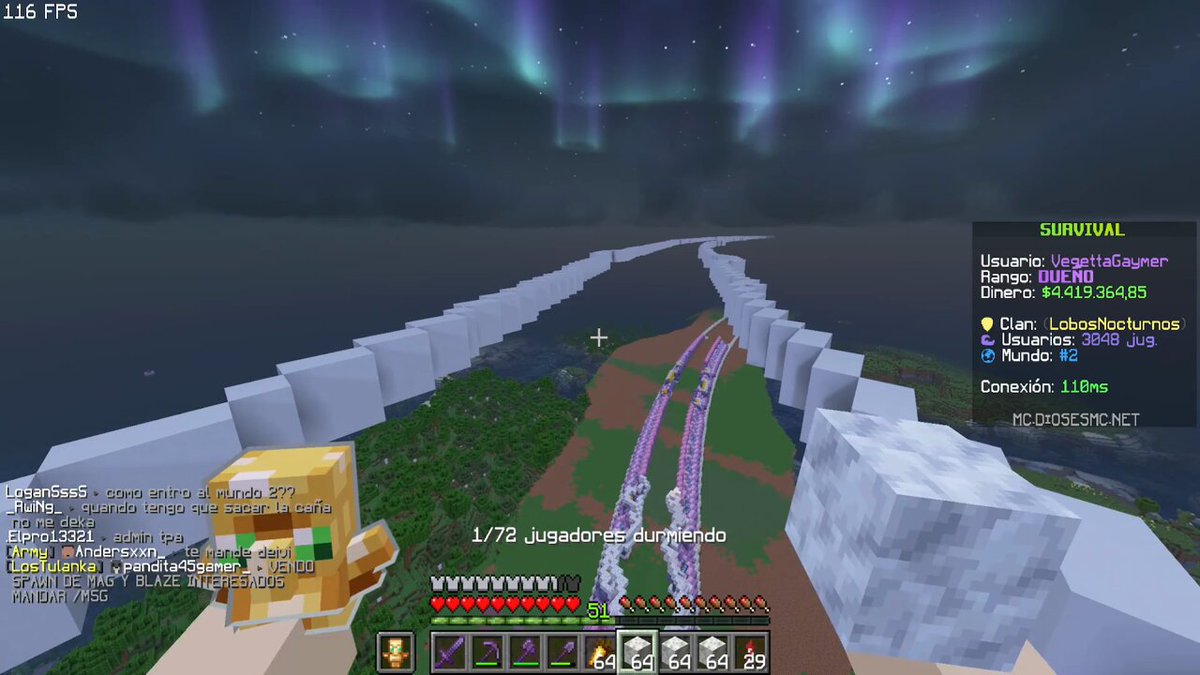 Chat: Si tu hijo(a) te dijera que odia Minecraft, ¿latigazo? Vegetta: No, no pasaría nada. Yo no quiero convertir a mi hijo en otro yo [...] Que mucha gente tiene hijos intentando convertir a su hijo en una prolongación de si mismos. Papá Vegetta tirando factos 💜✨