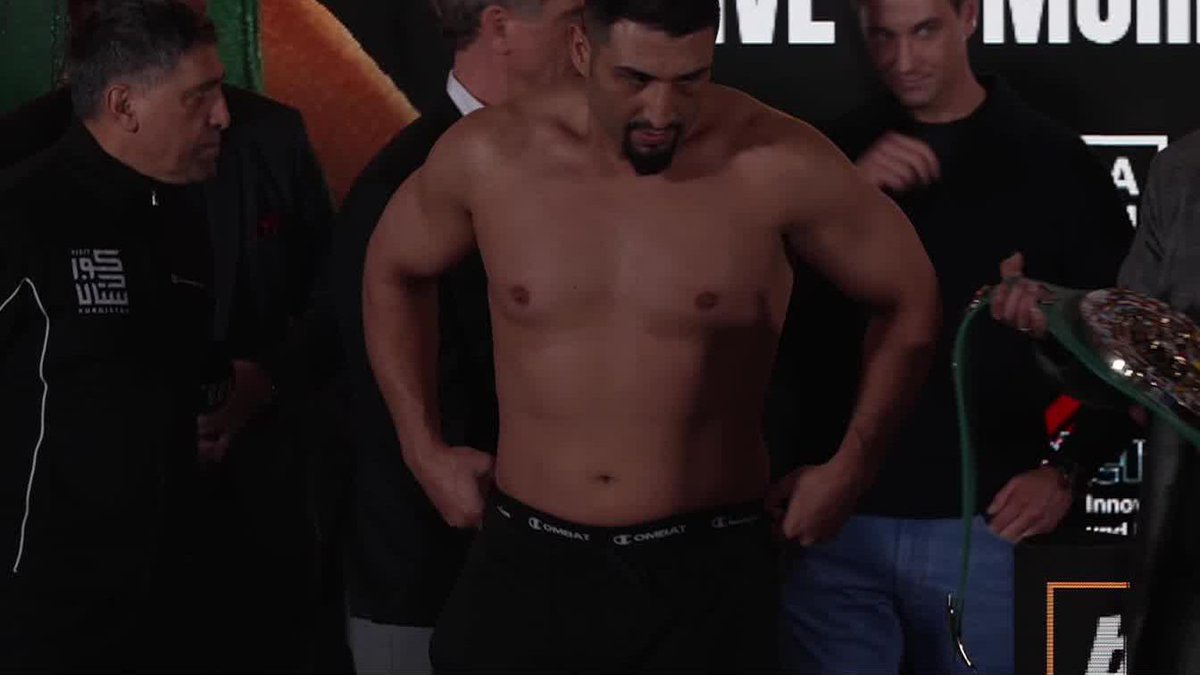 Kabayel vs Knyba face off! Interim WBC Heavyweight World Championship Title 🏆 #KabayelKnyba | Jan 10 | Live on DAZN ▪️