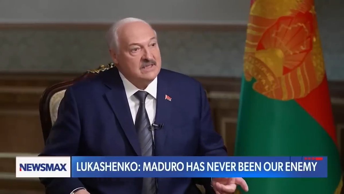 President Lukashenko of Belarus was (slightly bizarrely) on Newsmax last month, saying Maduro was a "hero" of Venezuela, and warning that millions of Venezuelans would unite around him in the event of US military action. Also compared 2024 Venezuelan election to 2020 US election