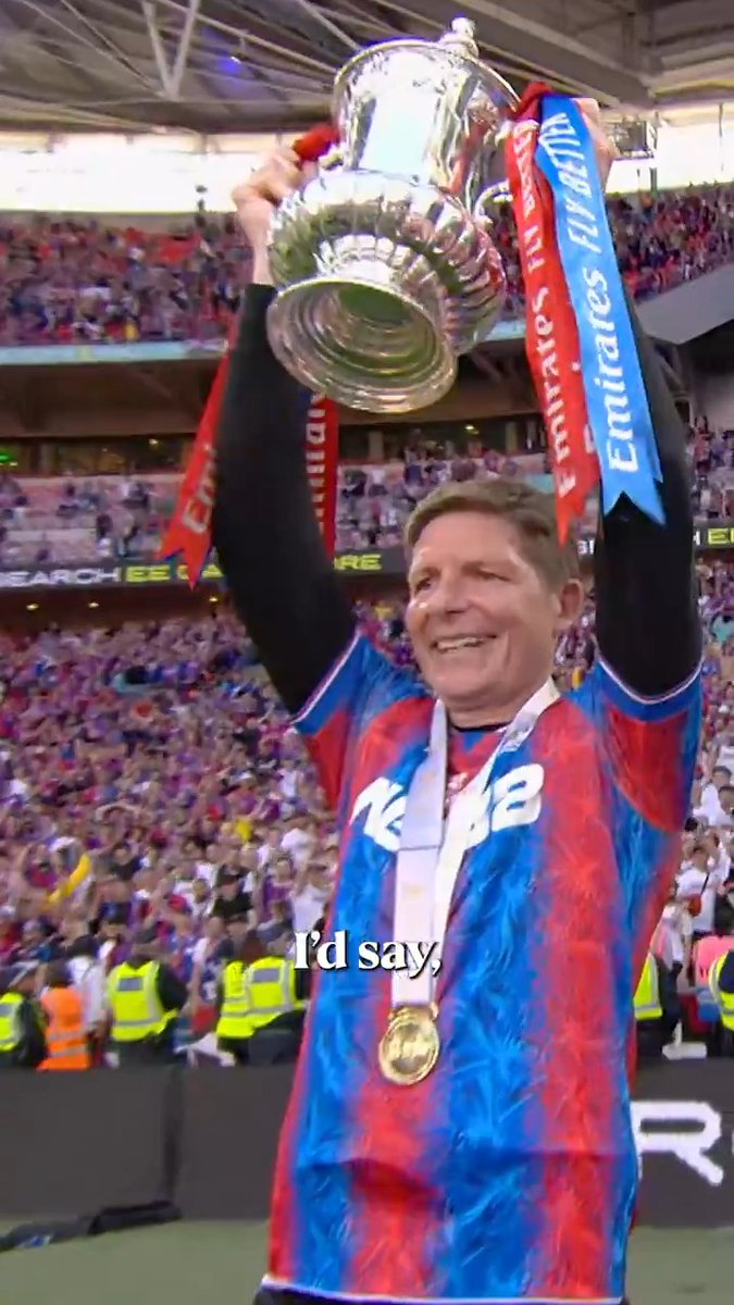 “We are living our childhood dream. And I really want to never forget this” Oliver Glasner on Crystal Palace’s FA Cup final triumph 🏆