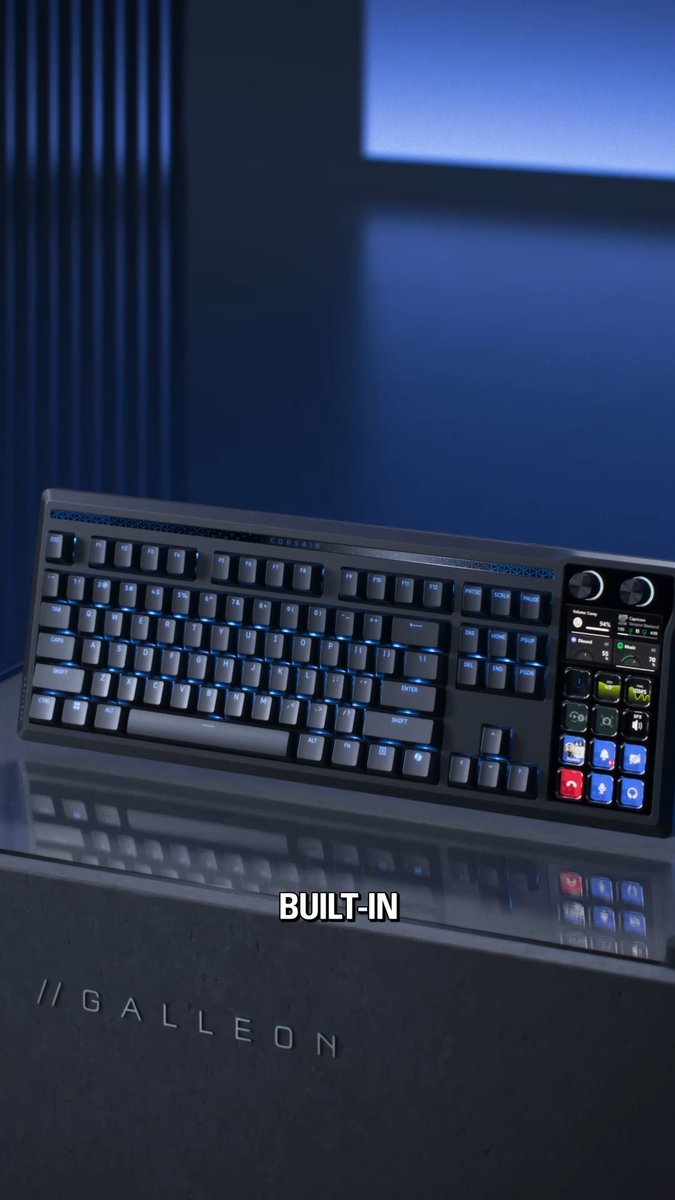 Make split-second decisions with zero hesitation using Galleon 100 SD. With Stream Deck built right in, Galleon 100 SD keeps every control within reach so you never miss a second of the action. 🔗: