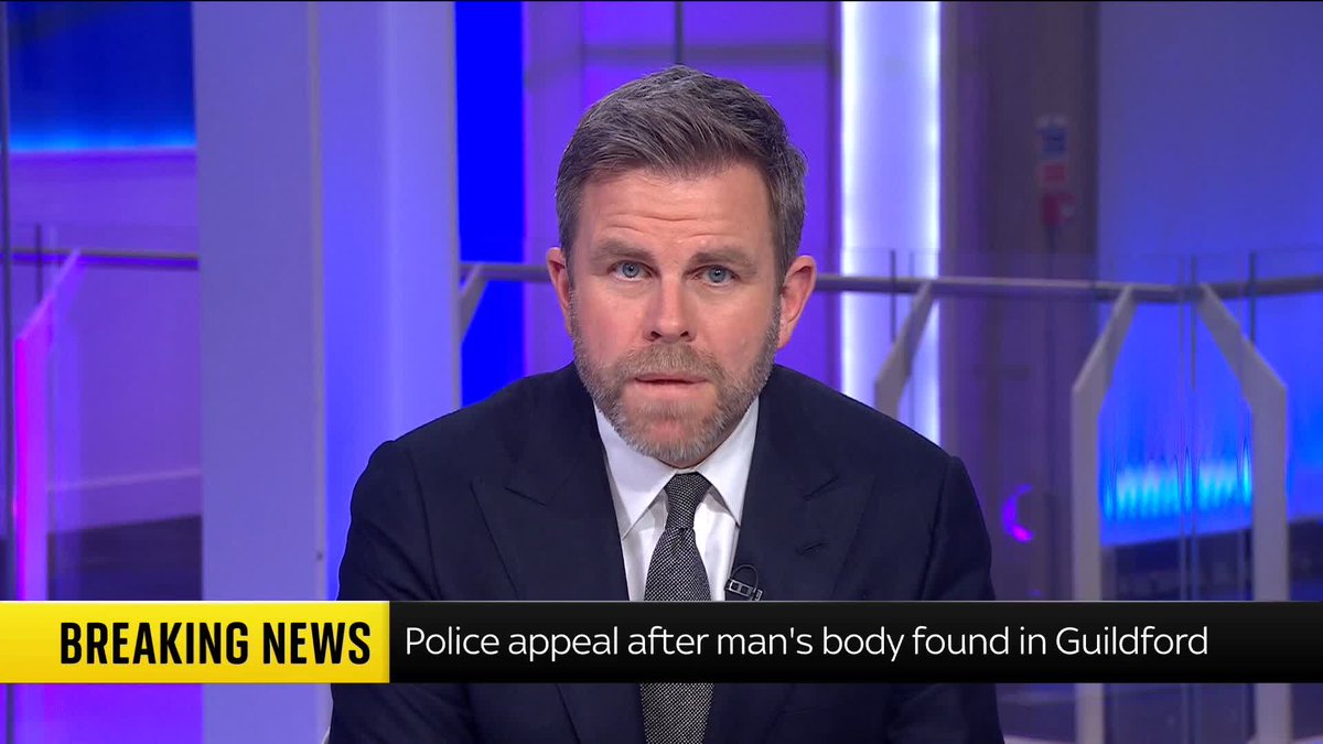 BREAKING: Surrey Police are appealing for information after a man's body was found in Guildford on Friday morning. 📺 Sky 501 and YouTube