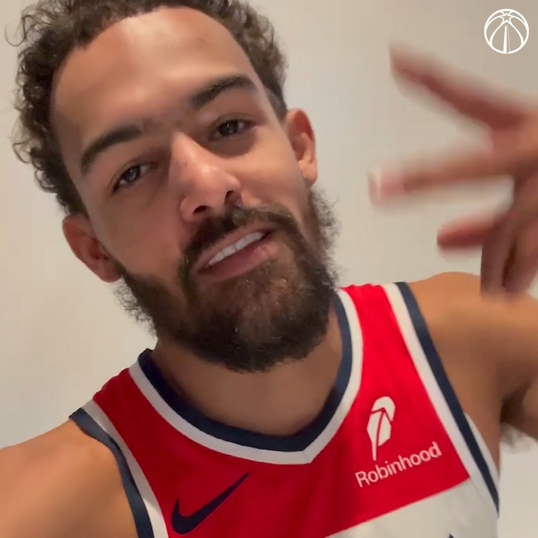 Shoutout from Trae Young to y'all, D.C. fam 🎤