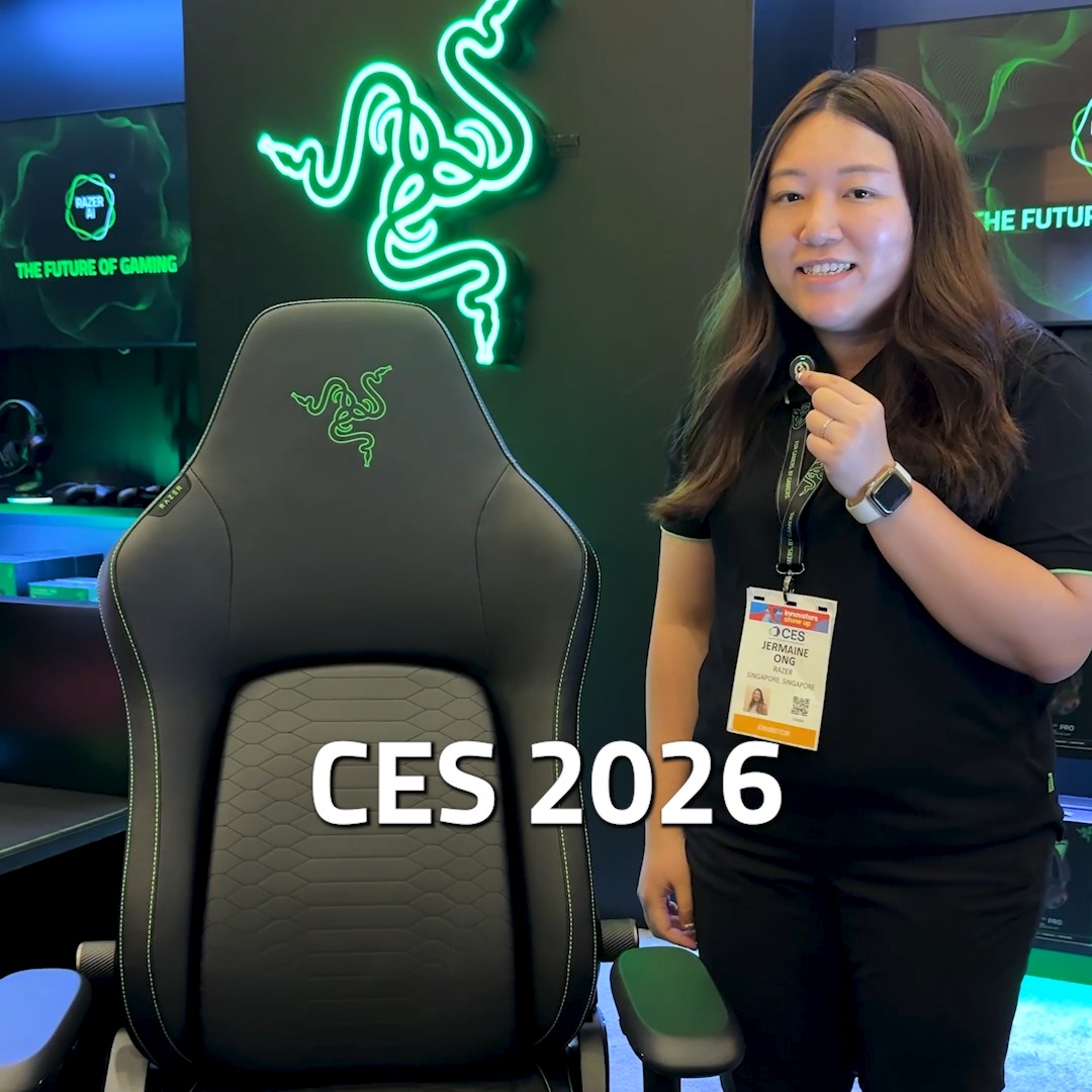 Built to move with you. The Razer Iskur V2 NewGen debuts the world’s first Razer HyperFlex™ Lumbar Support System, delivering adaptive lumbar support that responds to every shift, lean, and motion — so comfort never holds you back. #CES2026Razer #RazerCES2026