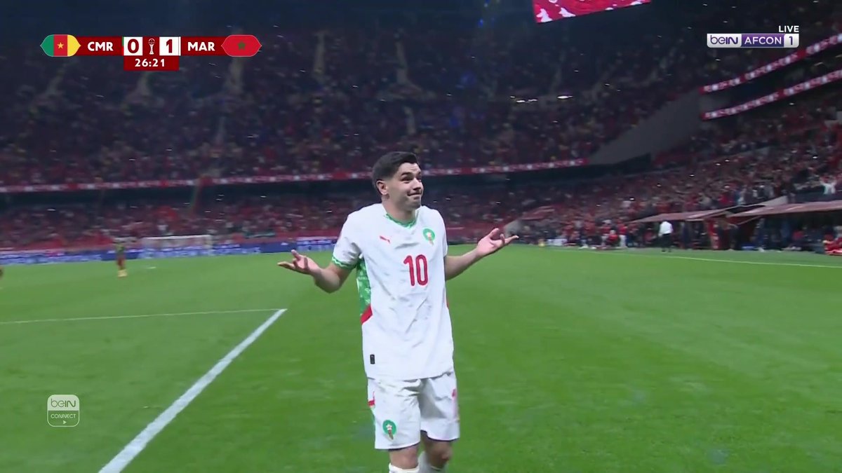 🇲🇦⚽️ الهدف الأول لأسود الأطلس! إبراهيم دياز يهز الشباك ويمنح المنتخب المغربي الأفضلية 🔥 #كأس_أمم_إفريقيا | #المغرب_الكاميرون