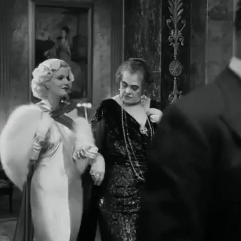 One of the most perfect endings in film - Jean Harlow and Marie Dresser in " Dinner at Eight"...