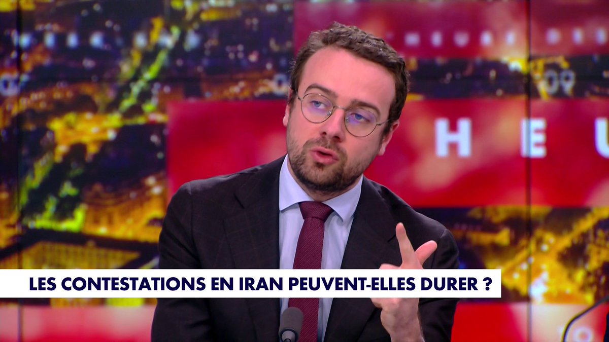 «La gauche française défend le port du voile, alors qu’en Iran, des femmes meurent parce qu’elles osent dire non au voile», martèle Sébastien Lignier, journaliste, dans #HDPros2WE