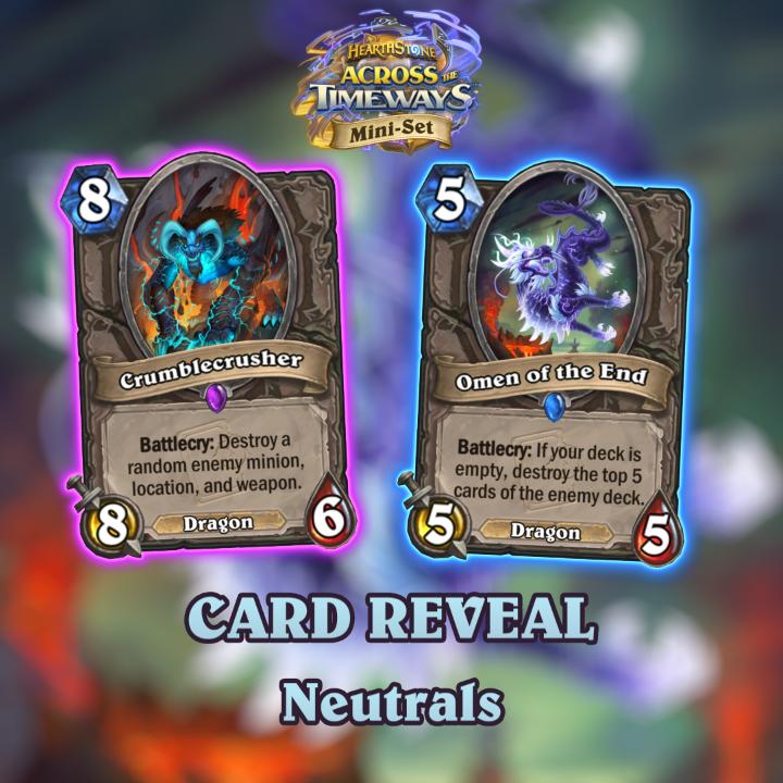 Twisted whispers echo from altered timelines, heralding an inevitable enemy… Unveil the true threat and final card reveal at 2 PM PT today on Hearthstone’s socials 🚨