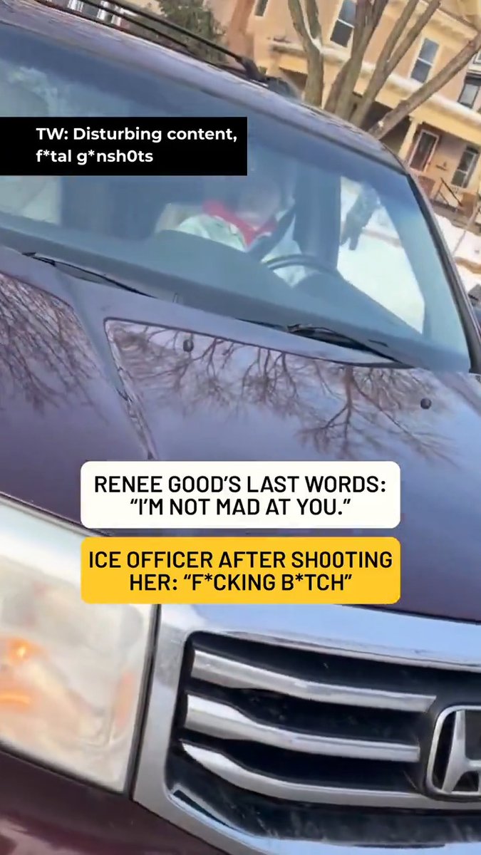 New cellphone footage shows the final moments before Renee Good was killed. VP JD Vance and others on the right are proclaiming this angle to be proof that the ICE officer was justified in killing Good. 🎥: Alpha News