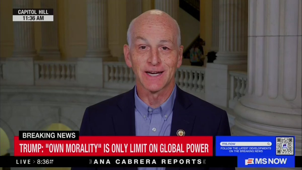 Rep. Smith: Trump is saying that the law doesn't apply to him. When you have a leader of a country who says, 'I can do whatever I want, no other institution, no law, international or domestic, is a check on that,' I would challenge someone to explain to me why that isn't an authoritarian fascist approach to governing.