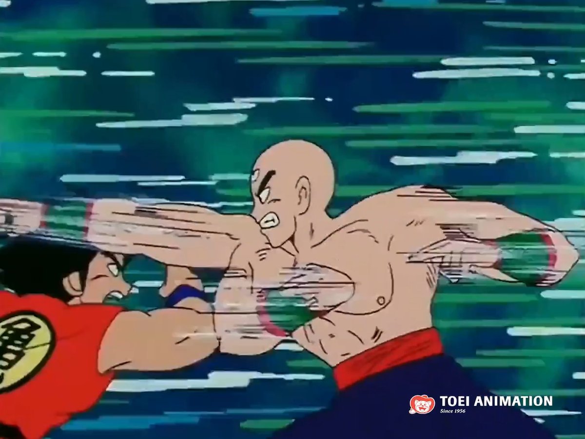¡Dos poderosos guerreros! 🔥 Yamcha contra Ten Shin Han. 👊 ¡Todos los fans de Dragon Ball compartirán este video! 🔮🐉 #DragonBall #Yamcha #TenShinHan
