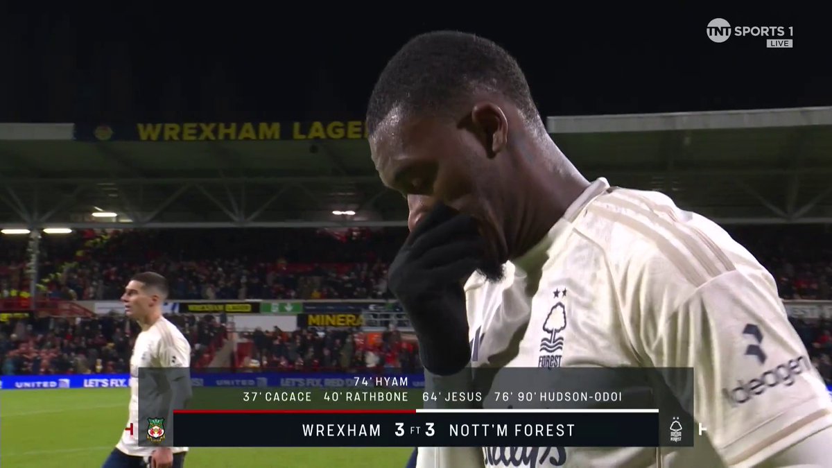 This match just keeps delivering 🍿 Wrexham vs Nottingham Forest is going to extra time ⏰ 📺 TNT Sports &amp; discovery+ UK