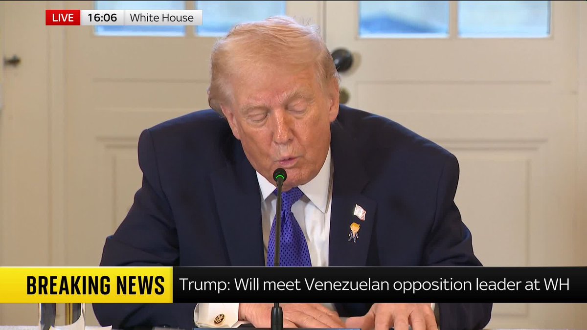 Donald Trump says he'd like to make a deal with Denmark over Greenland but "if we don't do it the easy way, we're going to do it the hard way". US news 🔗 📺 Sky 501 and YouTube