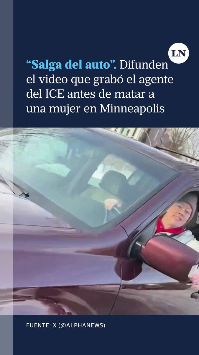 Difunden el video que grabó el agente del ICE antes de matar a una mujer en Minneapolis