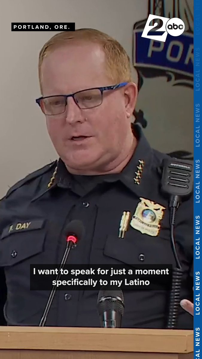 "IT SADDENS ME" | Portland Police Chief Bob Day was emotional when sharing an update on the two people shot and injured by a federal agent Thursday, acknowledging the 'concern, fear, and anger' felt by some in the community.