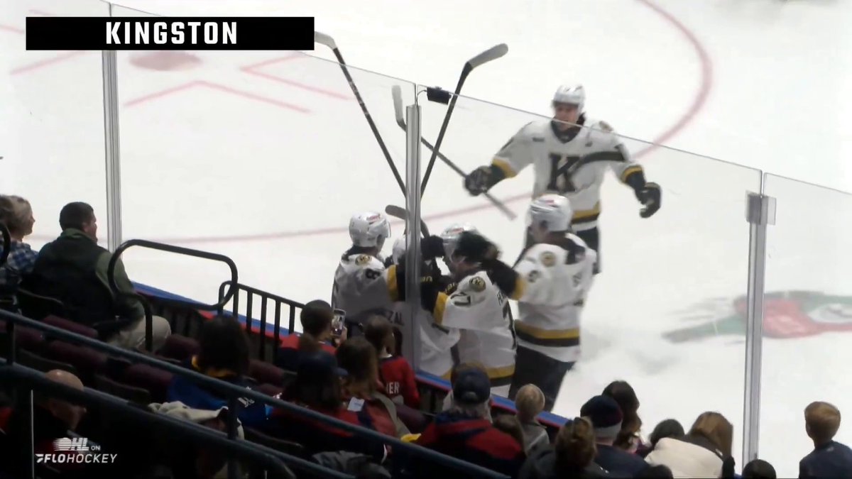 WOWZA! 🥍 Check out this slick Michigan goal from Tomas Pobezal of the Kingston Frontenacs during Ontario Hockey League action last night! (🎥: Kingston Frontenacs)