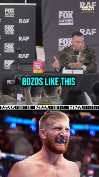Colby Covington and Luke Rockhold had A LOT to say to Bo Nickal before RAF05: Covington: "Didn't you [Bo Nickal] get beat up by a Dutch kickboxer?" Rockhold: "Bo, you quit before the knee even hit you." Covington: "Look at how mad he's getting."