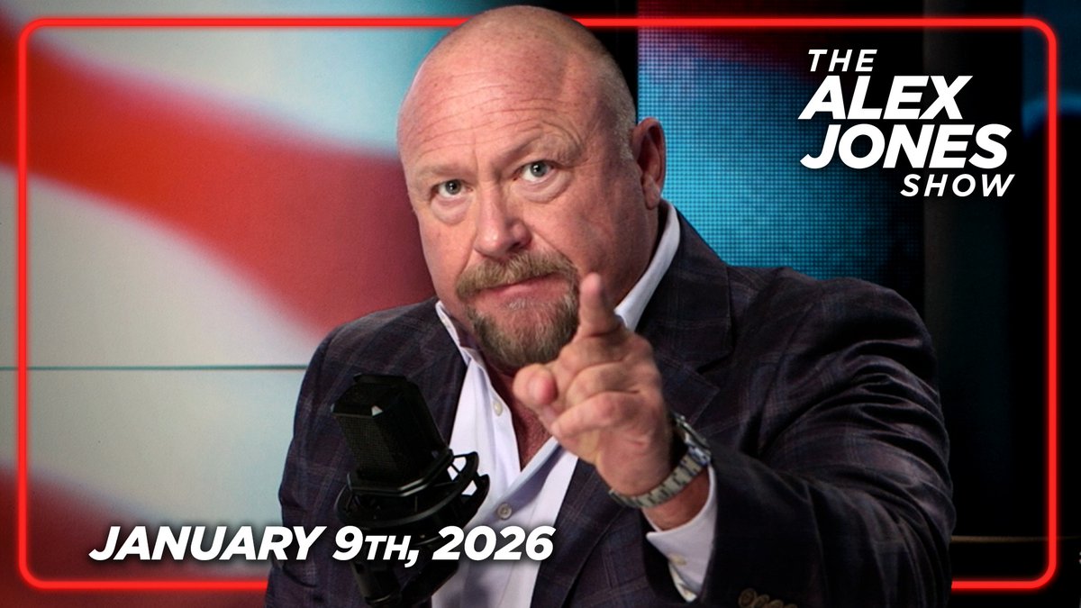 FULL FRIDAY SHOW 1/9/26: Tens Of Thousands Of Leftists Call For The Death Of All ICE Agents In New York, Woman Who Rammed ICE In Minnesota Was Part Of “ICE Watch Antifa Super Soldiers!” PLUS, President Trump Has Effectively Pulled The US Out Of The United Nations, Says Top NWO Expert William F. Jasper! FINALLY, 2A Advocate Kyle Rittenhouse Joins Alex Jones In-Studio To Discuss What’s Happening In Minnesota, Gun Rights, His Personal Life & Why He's Getting Back In The Fight! MUST-WATCH/SHARE!