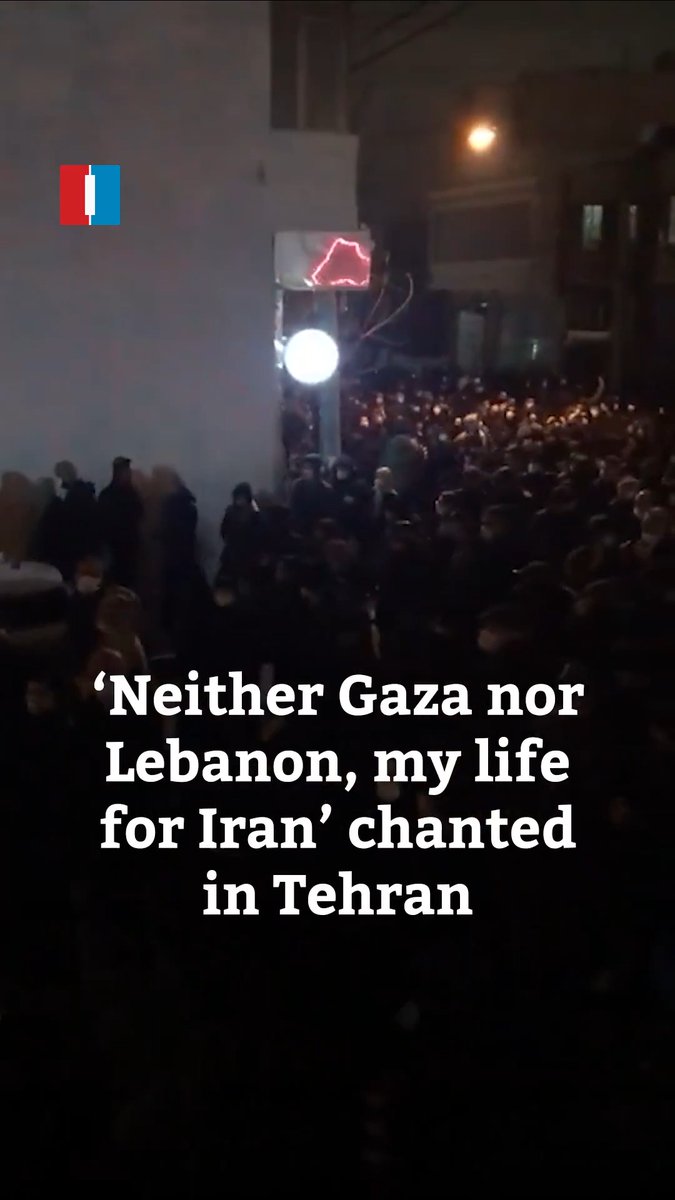 "Neither Gaza nor Lebanon, my life for Iran" Protestors tonight express their disdain for the regime's interest in funding foreign terror groups like Hamas and Hezbollah. The time for change is now, and it will be the nation's people to lead it. Video: Iran International
