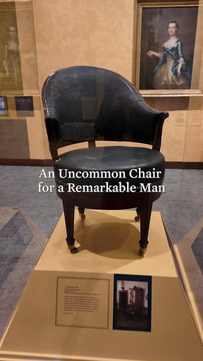 🪑 A Chair That Witnessed History: George Washington's "Uncommon Chair"