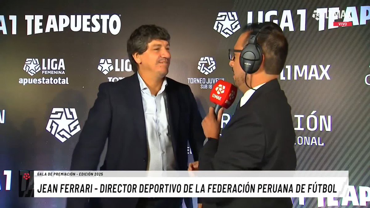 Jean Ferrari indicó que después de viajar a BsAs ha entrado en "fase de negociación" con el nuevo DT de la selección pero negó que el nombre sea Gustavo Álvarez. L1Max transmite en vivo la premiación de la temporada 2025 y el sorteo de la Liga 1 2026.
