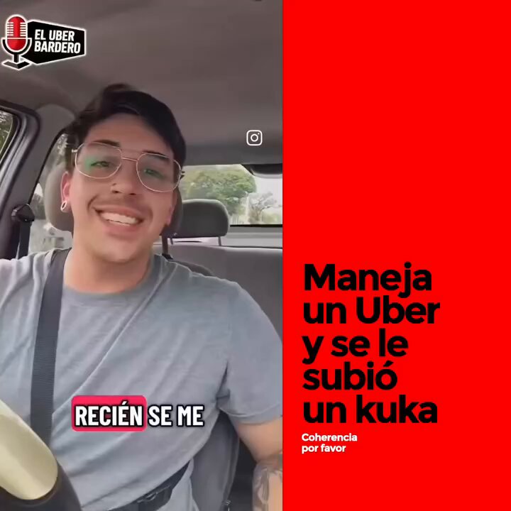 🚨Maneja UBER y se le subió un KUKA...😅
