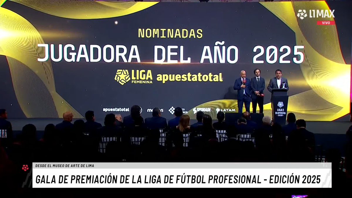 RAFAELA MARQUES ES LA JUGADORA DEL AÑO 2025 GALA DE PREMIACIÓN #𝗟𝗶𝗴𝗮𝟭2025 🏆 📺 Mira TODO el fútbol peruano el 2026 en L1MAX 👉