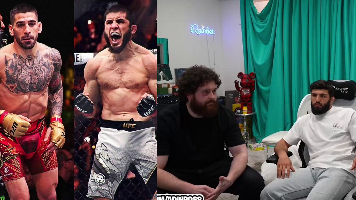Arman Tsarukyan tells MMA Guru he "doesn't know sh*t about MMA" after he said Ilia Topuria beats Islam Makhachev at 155 😭 (via adin)