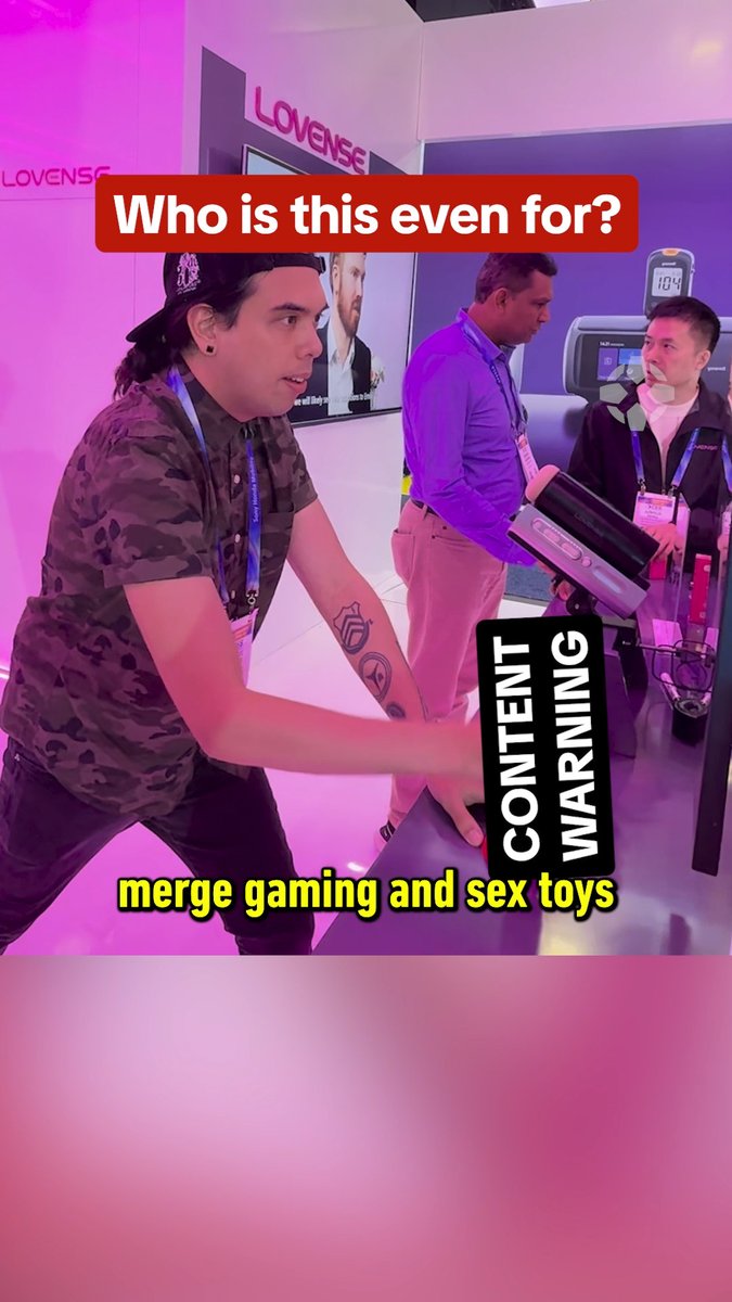 Companies at this year's #CES are on a mission to destigmatize sex toys through video games: