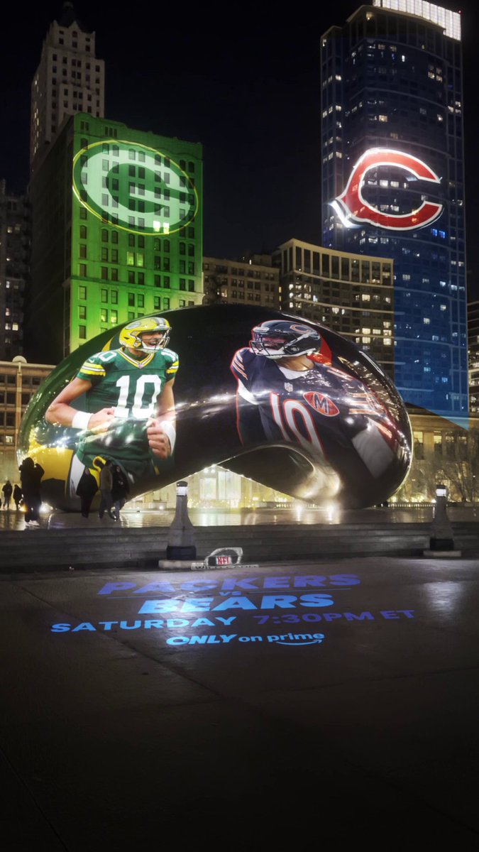 A historic rivalry returns for a playoff bout. Packers. Bears. Saturday night at 7:30PM ET on Prime.