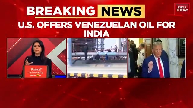 US ready to sell Venezuelan oil to India under Washington-controlled framework. Geeta Mohan گیتا موہن गीता मोहन with more details #venezuela #unitedStates #India #ITVideo Aishwarya Paliwal