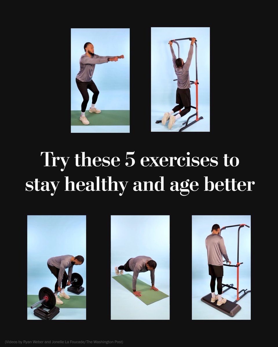 These simple moves can help you stay strong and build muscles as you age. We’ll show you a standard and modified version of each move with proper form. Get started here: