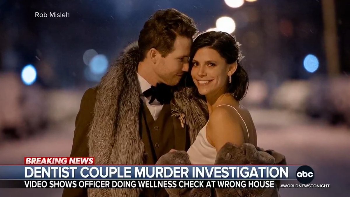 New body camera video shows police in Columbus, Ohio, doing a wellness check at the wrong house about an hour before dentist Spencer Tepe and his wife Monique were found shot to death inside their home with their children inside. Rhiannon Ally has more.