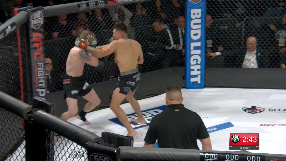 Christian Avalos (9-1) gets the first round TKO! [ #559Fights120 | LIVE on UFC Fight Pass ]