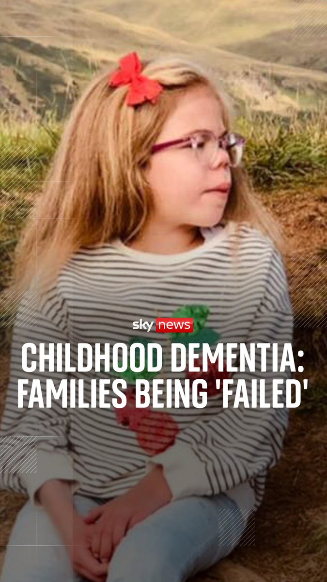 Sophia Scott was diagnosed with childhood dementia before her fourth birthday and has Sanfilippo syndrome an incurable condition which results in premature death. Darren says his daughter 'has lost her speech and the majority of her mobility'. Sky’s Connor Gillies reports