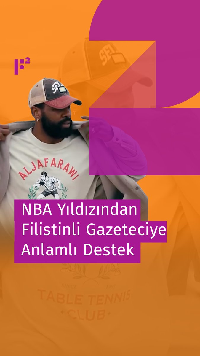 ▪️ NBA yıldızı Kyrie Irving, Filistin direnişinin sembol isimlerinden Gazzeli gazeteci Salih Caferavi’nin fotoğrafının yer aldığı bir tişörtle görüntülendi.