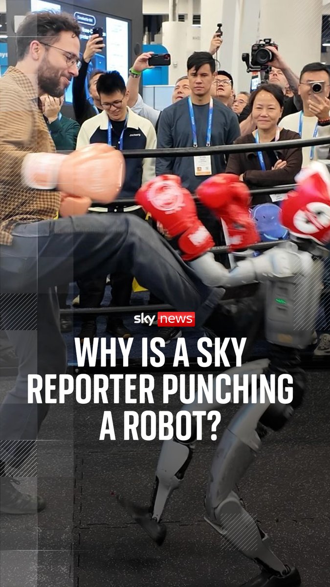 The hype around physical AI is becoming big at the Consumer Electronics Show in Las Vegas, the world's biggest tech conference. Sky's Rowland Manthorpe has been seeing firsthand just how close robots really are to becoming like us. 🔗