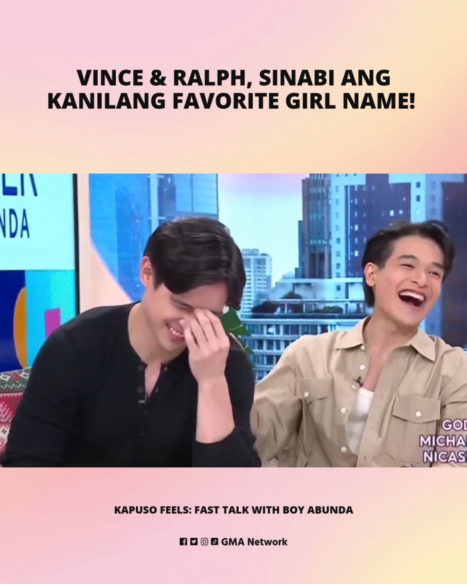 #KapusoFeels: "Hi AZ! 👋🏼" #FastTalkWithBoyAbunda #RalphDeLeon #VinceMaristela
