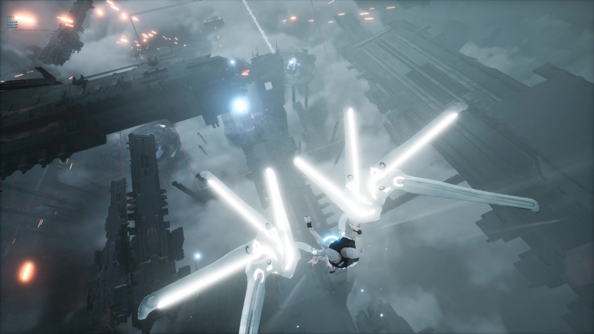 34EVERLASTを個人で開発しています。 スターフォックス64やOuter Wildsから強く影響を受けた"高速アクション"+"謎解き"ゲームです！ 動画は1stステージのモックです。 ———————————— I'm a solo developer. 34EVERLAST is influenced by Star Fox 64 and Outer Wilds. #スーパーゲ制デー #indiedev