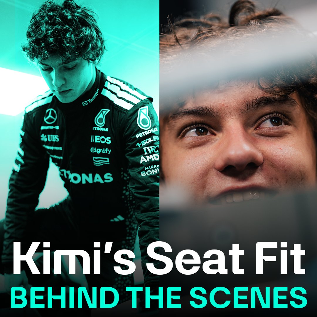 Kimi's W17 seat fit = ✅ One step closer to F1 2026 👊 Watch the full behind the scenes video now 👇