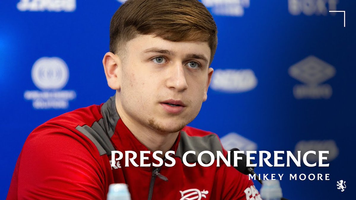 🎙️ Mikey Moore spoke to the media ahead of Sunday's match against Aberdeen.