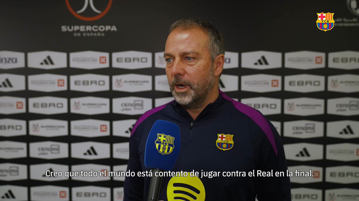 🎤 Las declaraciones de Flick antes de la final de la Supercopa