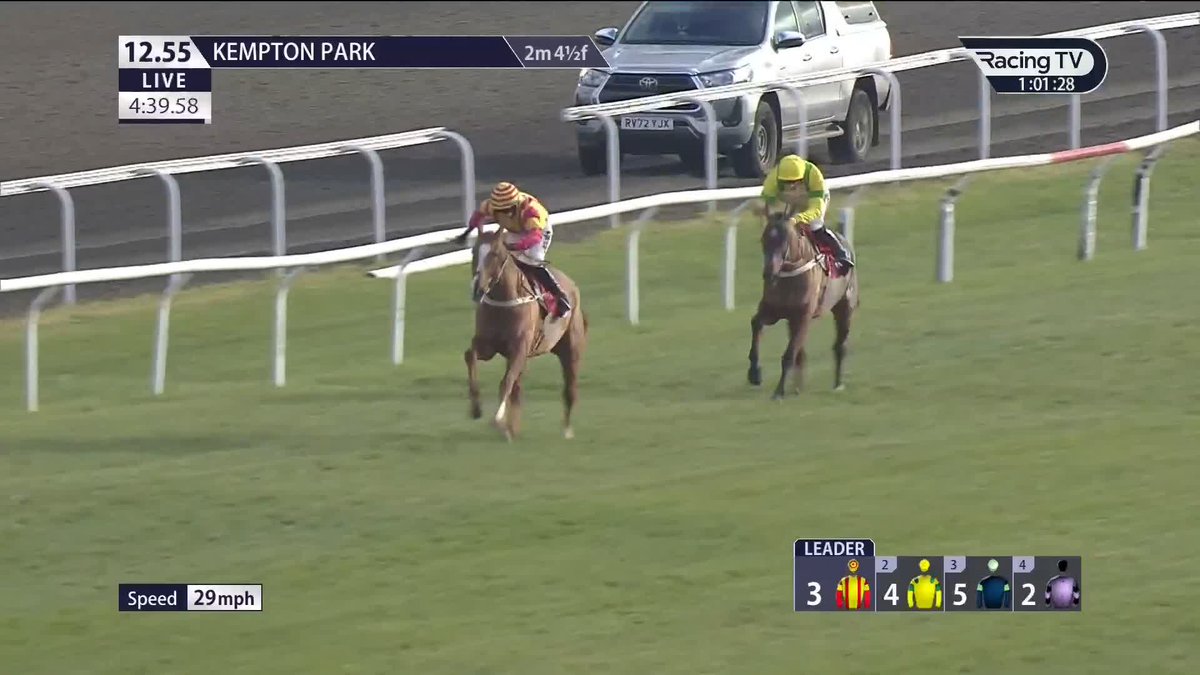 Former Challow runner-up Lookaway makes it two from four over fences, sealing matters with a mighty leap at the last for Neil King. Matched at 30s in the run after likely-looking winner Old Cowboy came down two from home Kempton Park Racecourse