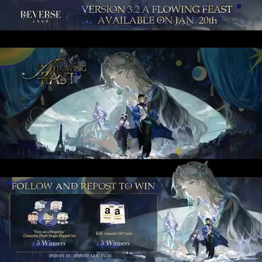 Version 3.2 Trailer - A Flowing Feast | Reverse: 1999 Your vision may be right, but still, I'll make my own decision. I expected no less. Version 3.2 will be available on Jan. 20th (UTC-5). [Giveaway] 1. Follow Reverse: 1999 | Version 3.5 Available Now 2. RT trailer before Feb.14th
