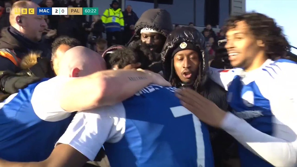 THIS COULD BE ONE OF THE GREATEST FA CUP STORIES WE HAVE SEEN. WHAT A MOMENT FOR NON LEAGUE MACCLESFIELD.