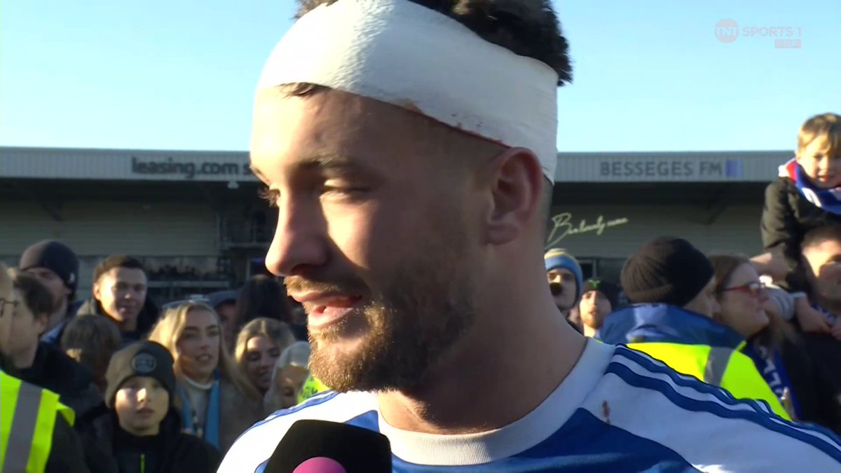 "We can go and win it now!" 😅 Goalscorer Paul Dawson reacts to Macclesfield FC's historic FA Cup victory over Crystal Palace 👏 🎙️ Olivia Buzaglo | 📺 TNT Sports & discovery+ UK